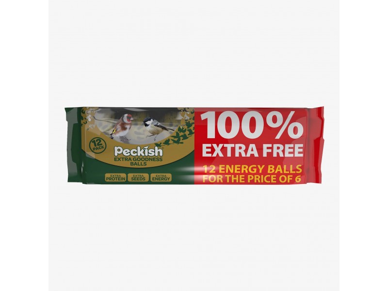 Peckish Extra Goodness Energy Balls - 12 pack