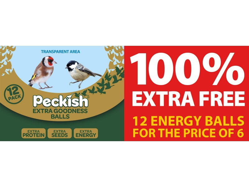 Peckish Extra Goodness Energy Balls - 12 pack