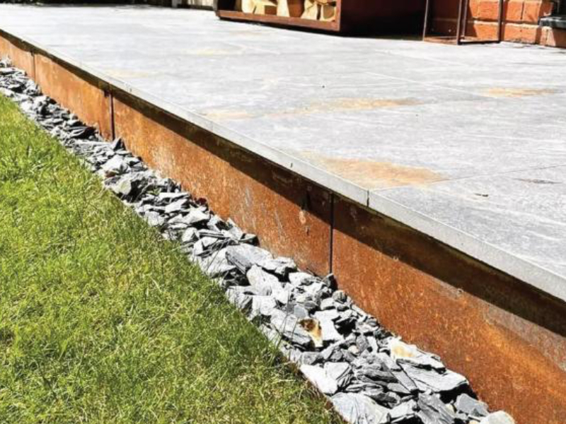 Core Edge 100mm Steel Lawn Edging 5m Pack