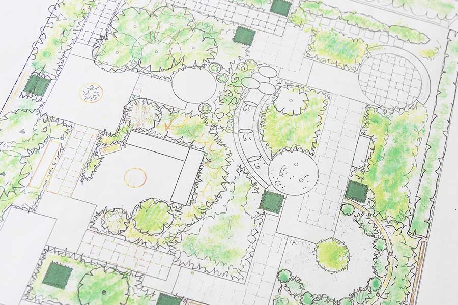 Garden design by Emma Bernard for the Oxford Garden Centre Feature Garden