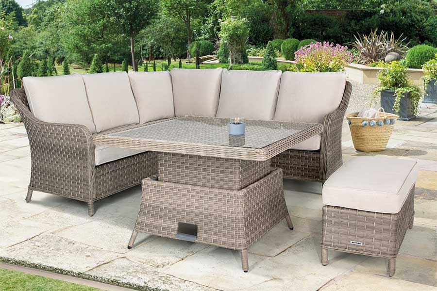 Kettler Charlbury luxury rattan mini garden dining set